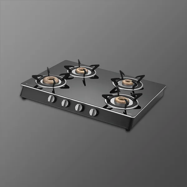4-burner cooktop, ideal for modern kitchens with its sleek design and powerful cooking capabilities