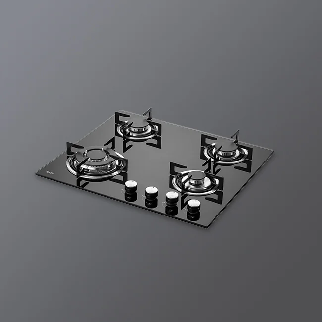 premium gas built-in hob featuring flame control and a minimalist design for a contemporary kitchen look