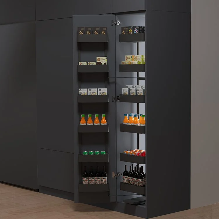 space-saving kitchen pull-out organizer for optimized storage and easy access to kitchen essentials modern kitc
