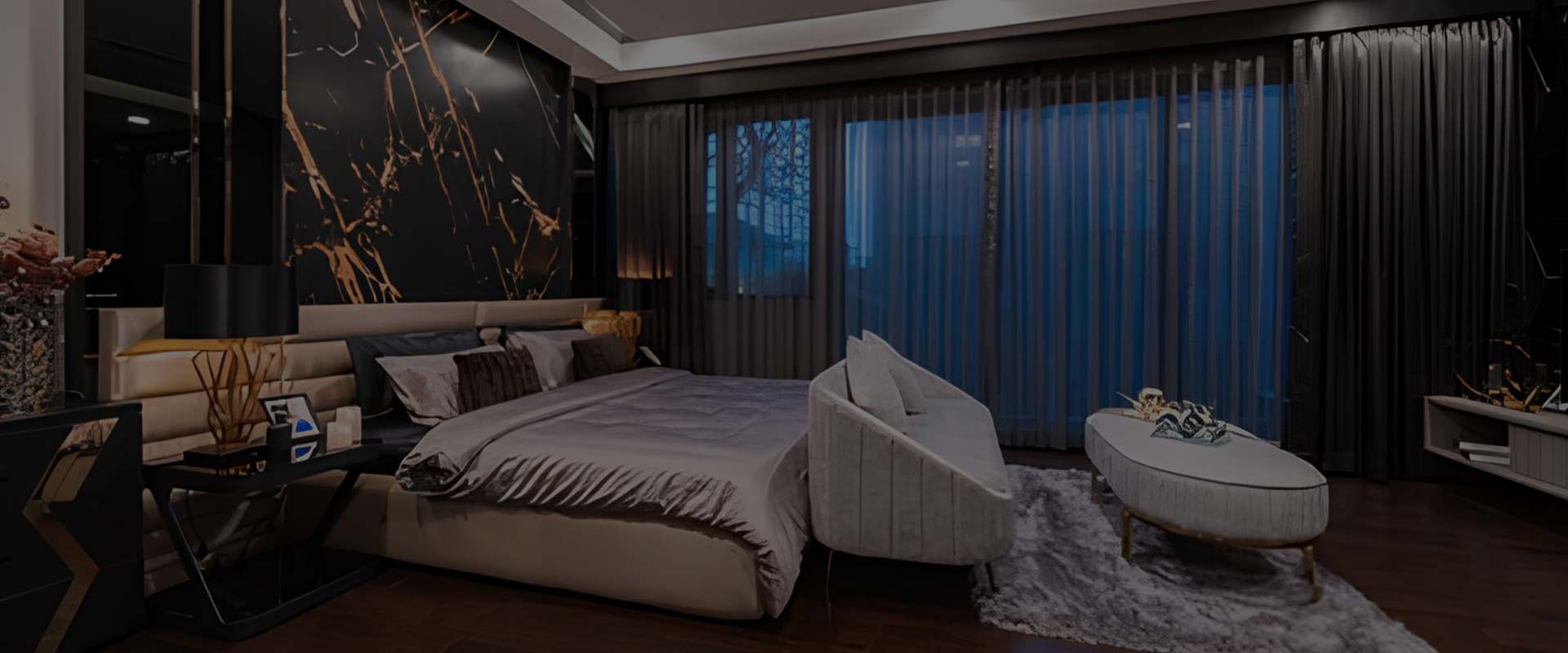 Luxurious royal bedroom design with opulent decor, elegant furniture, and a grand ambiance