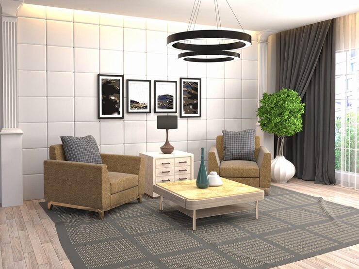 Cozy and warm living space, offering a comforting environment with inviting design elements for ultimate relaxation